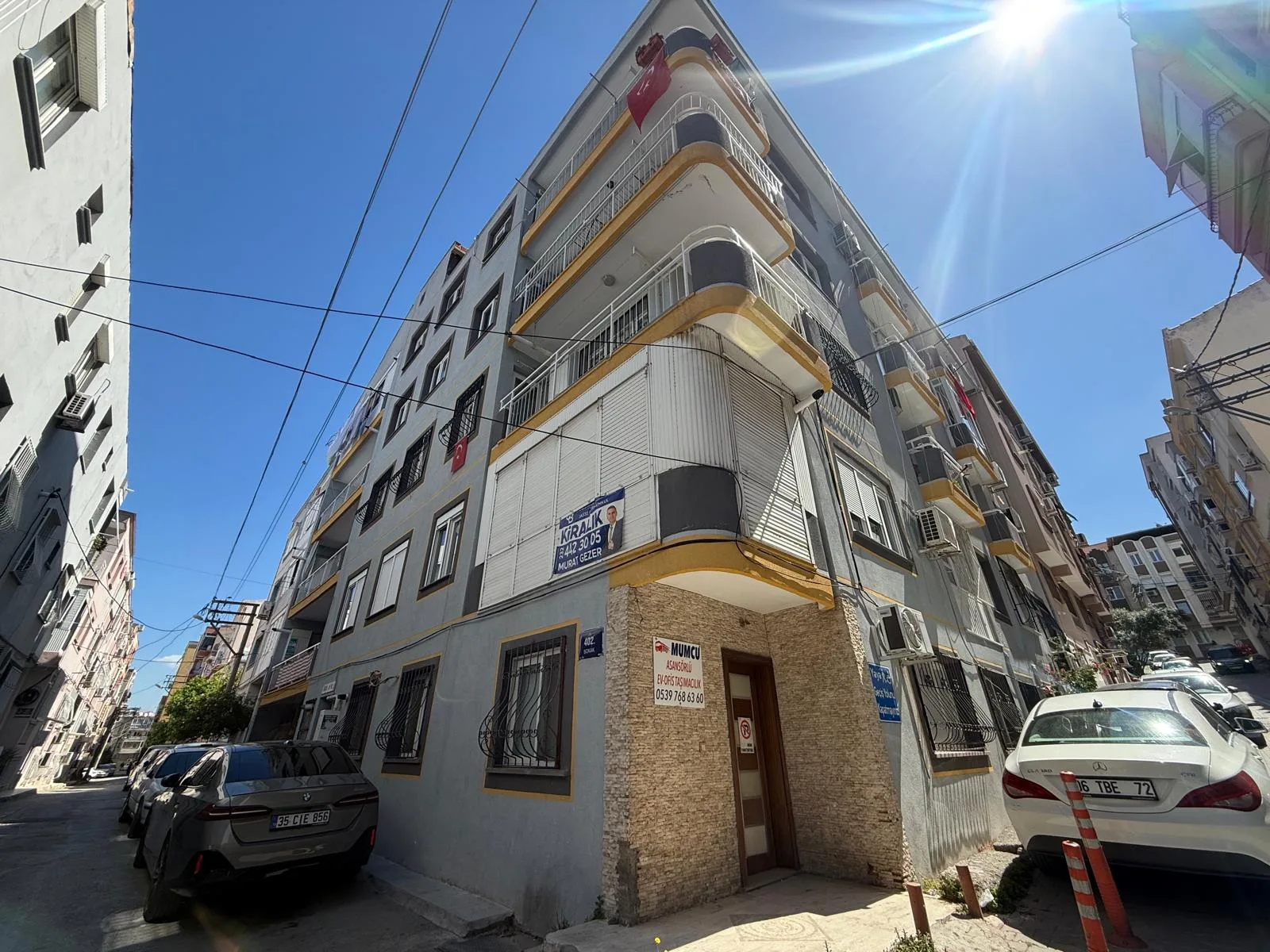 MENDERES CAD. TEB BANKASI SOKAĞI İZBANA 5 DK YÜRÜME MESAFESİNDE